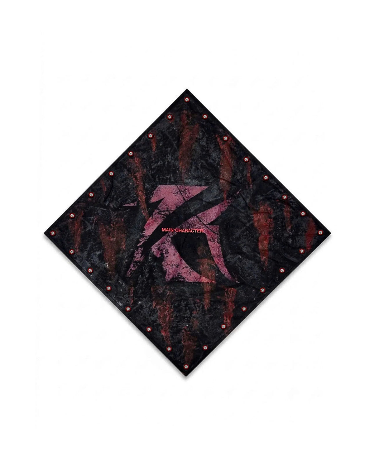 BLOOD & RUST WAXED SCARF V2