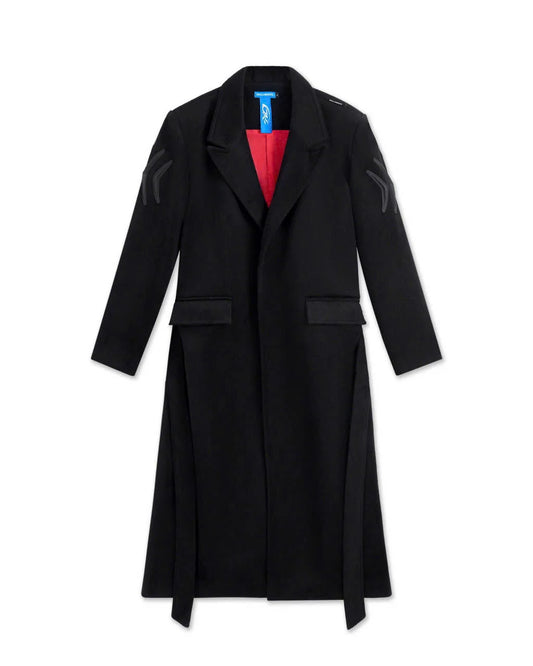 FITTED LONG WOOL COAT