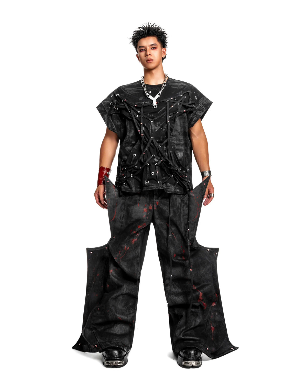 TWINWING FLARED PANTS