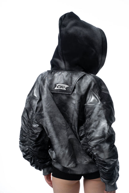SPRAY-DYED PILOT BOMBER