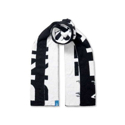 SHORT-PILE WOOL SCARF