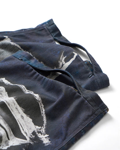DTG PRINTED DENIM PANTS